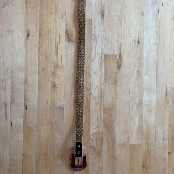 Black & Rhinestone Belt - Picture 3 of 5